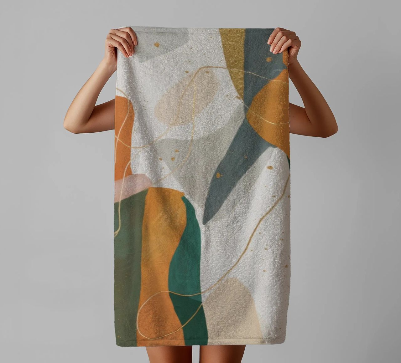 Sunset Loop Silhouette towel by Monarch Arc