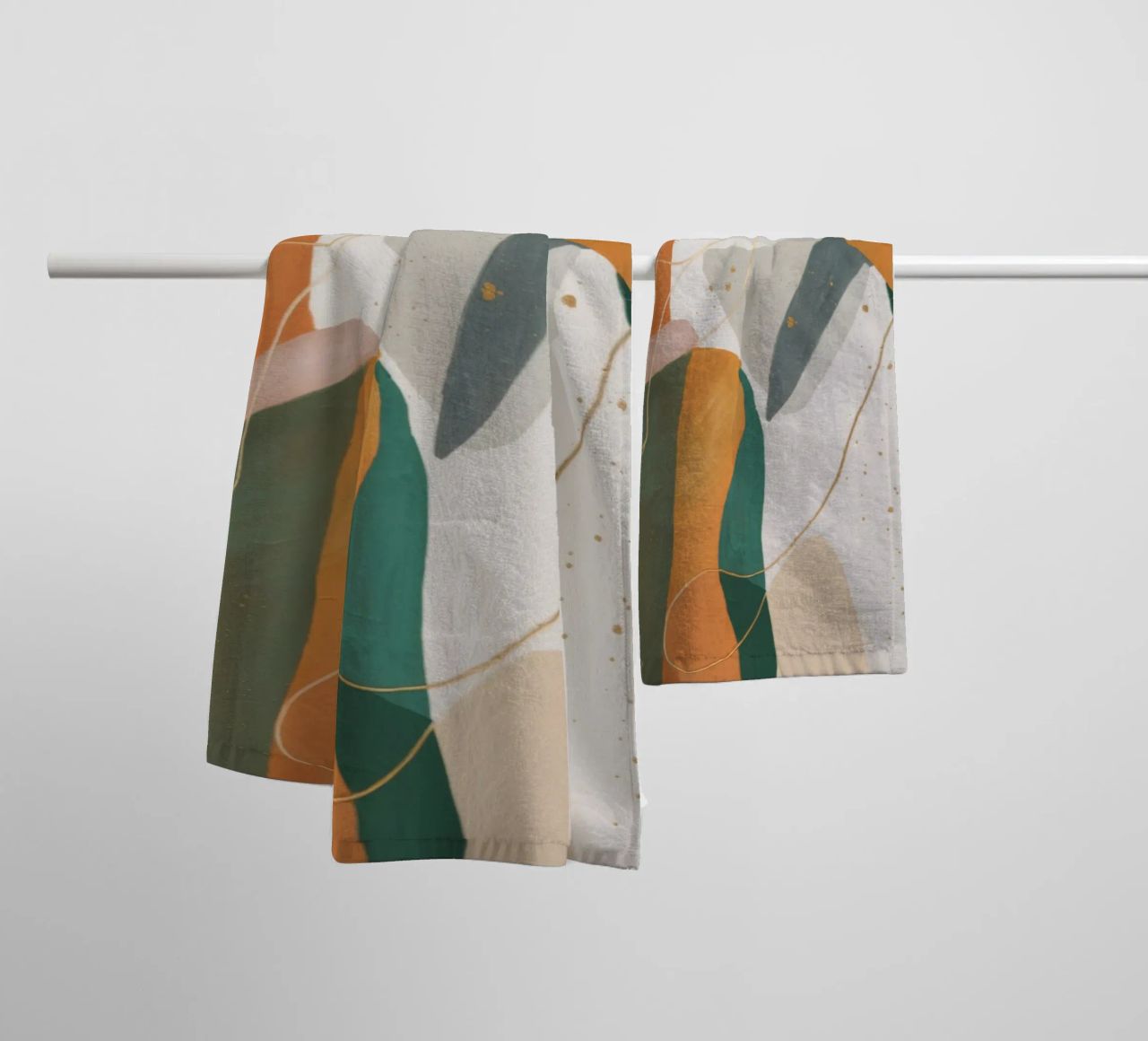 Sunset Loop Silhouette towel by Monarch Arc