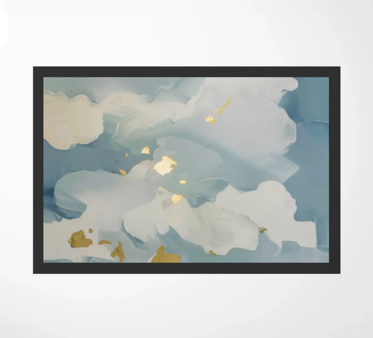 Blue Cloud Flicker doormat by Monarch Arc