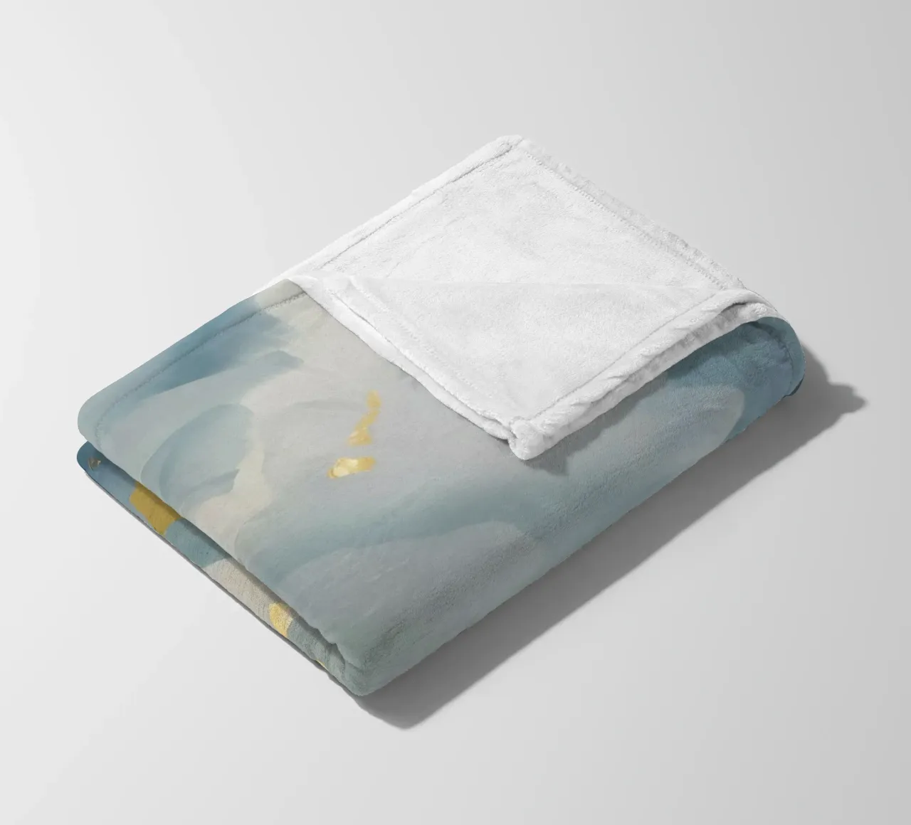 Blauwe Wolkenflikker fleecedeken van Monarch Arc