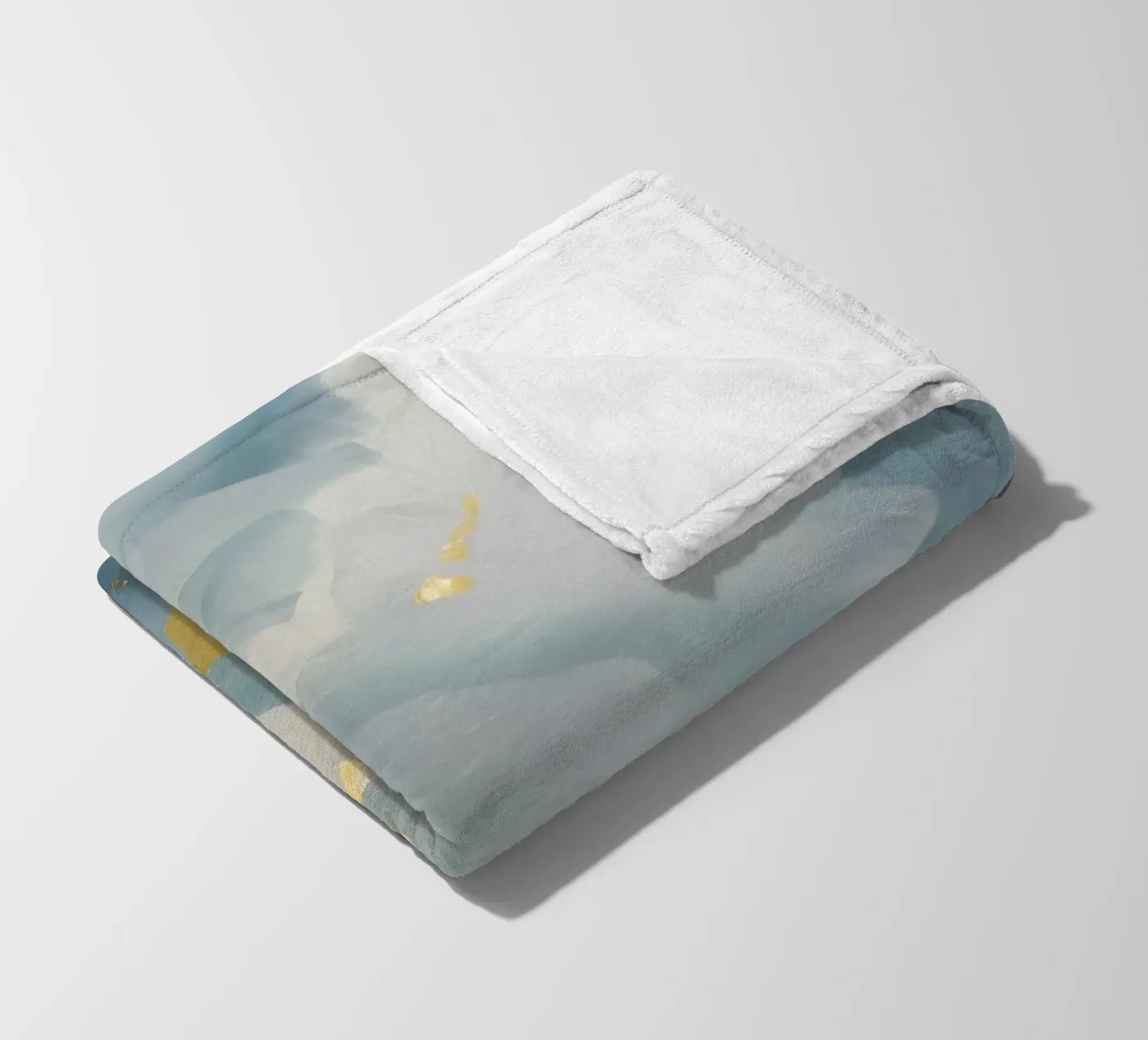 Blauwe Wolkenflikker fleecedeken van Monarch Arc