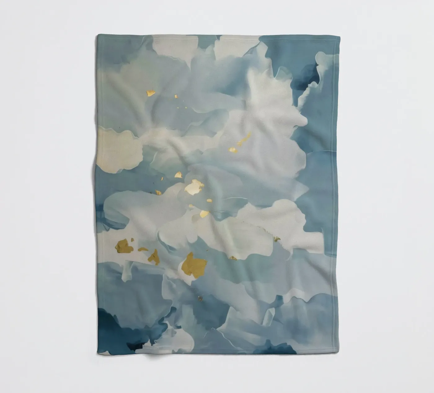 Blauwe Wolkenflikker fleecedeken van Monarch Arc