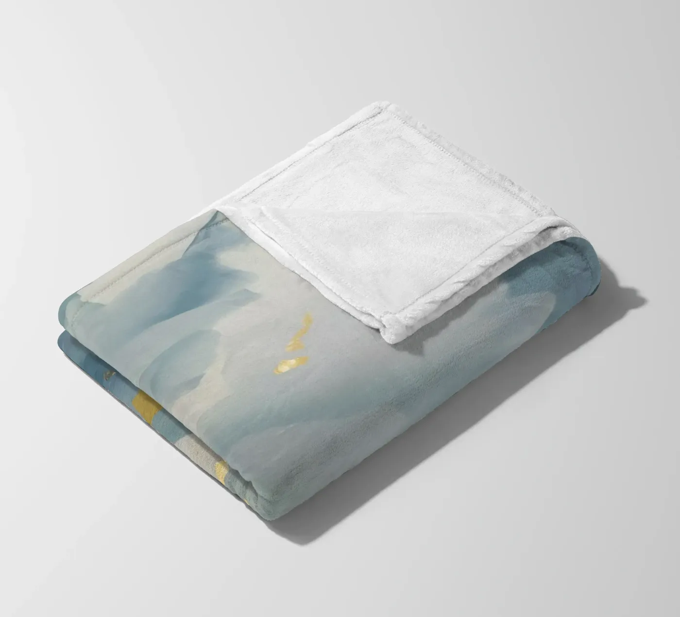 Blauwe Wolkenflikker fleecedeken van Monarch Arc