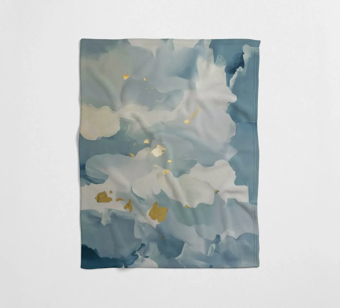 Blauwe Wolkenflikker fleecedeken van Monarch Arc