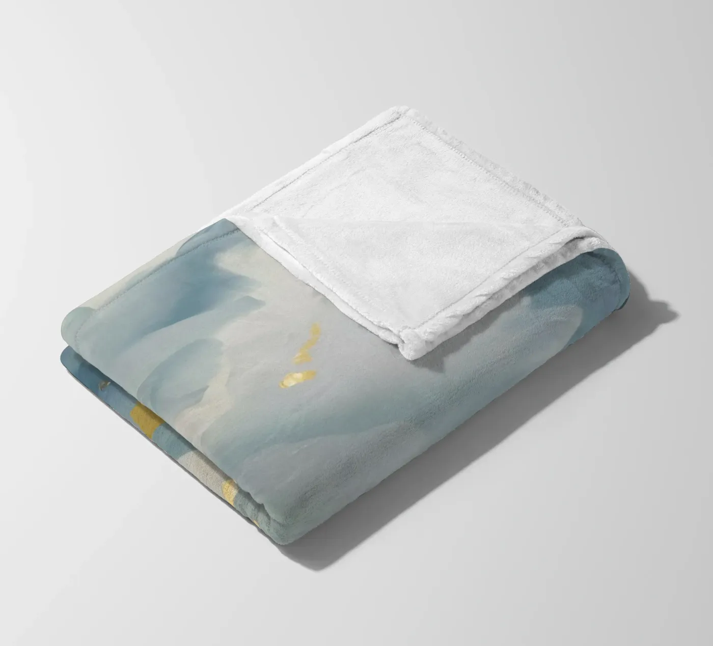 Blauwe Wolkenflikker fleecedeken van Monarch Arc