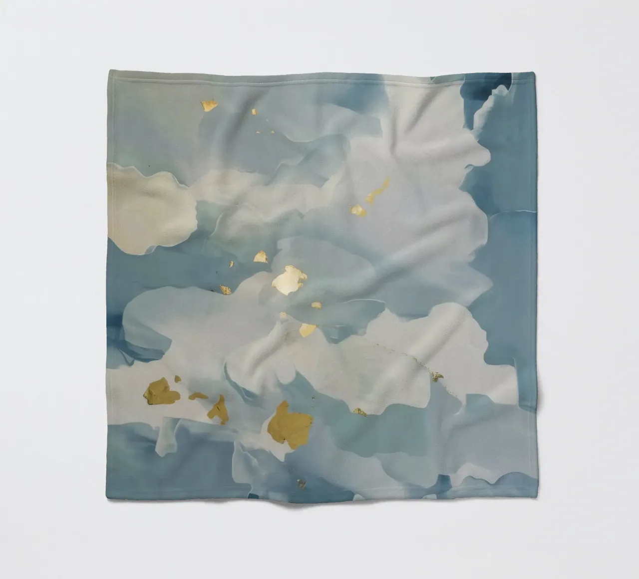 Blauwe Wolkenflikker fleecedeken van Monarch Arc