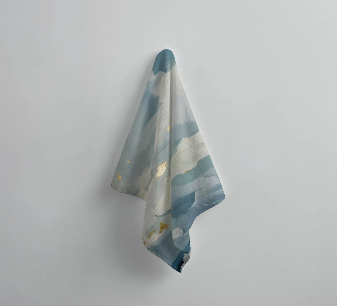Blue Cloud Flicker towel by Monarch Arc