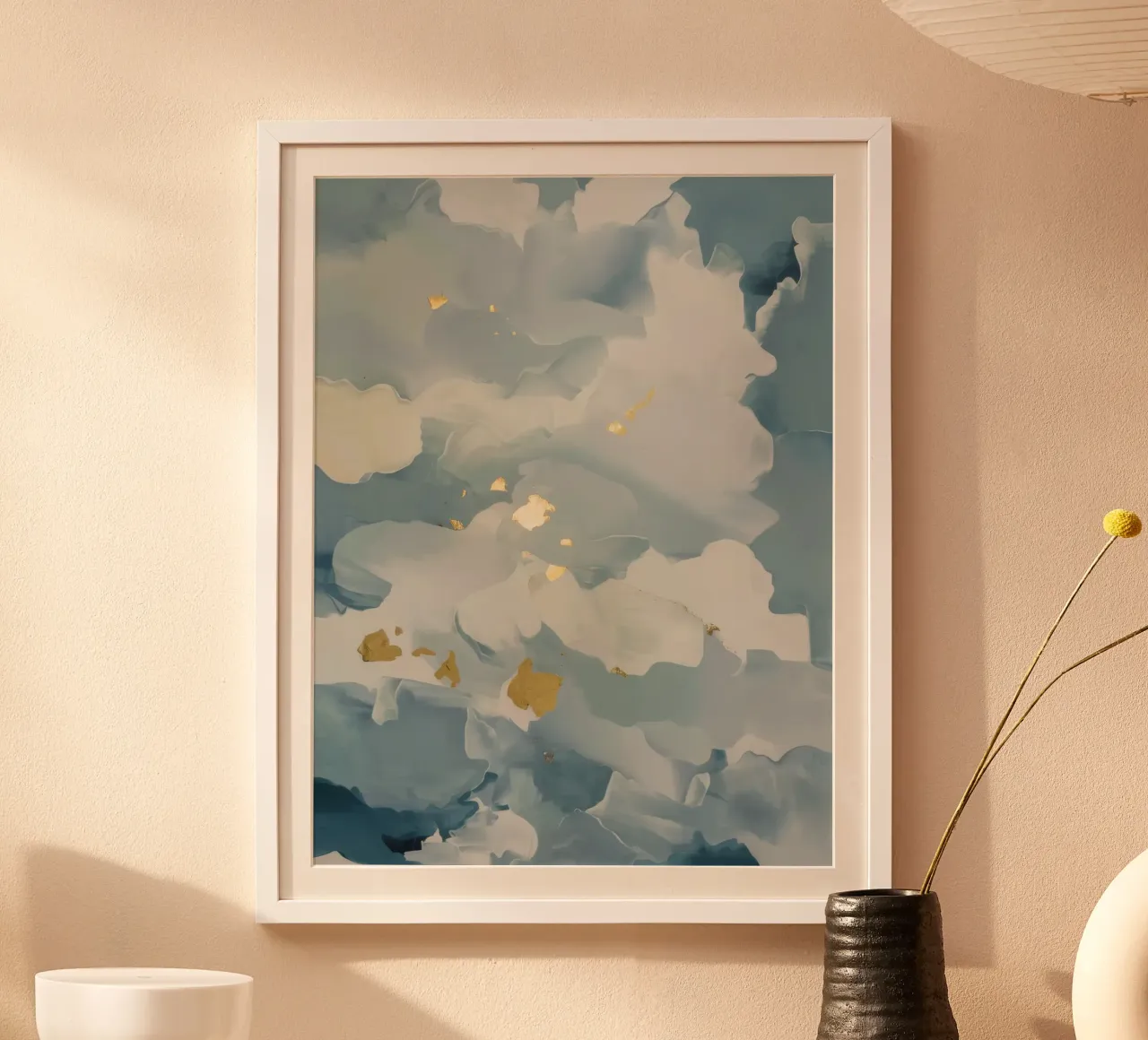 Blue Cloud Flicker poster by Monarch Arc