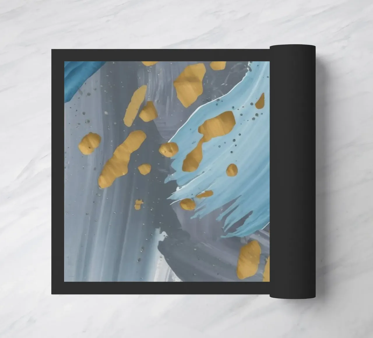 Cobalt Dash Echo doormat by Monarch Arc