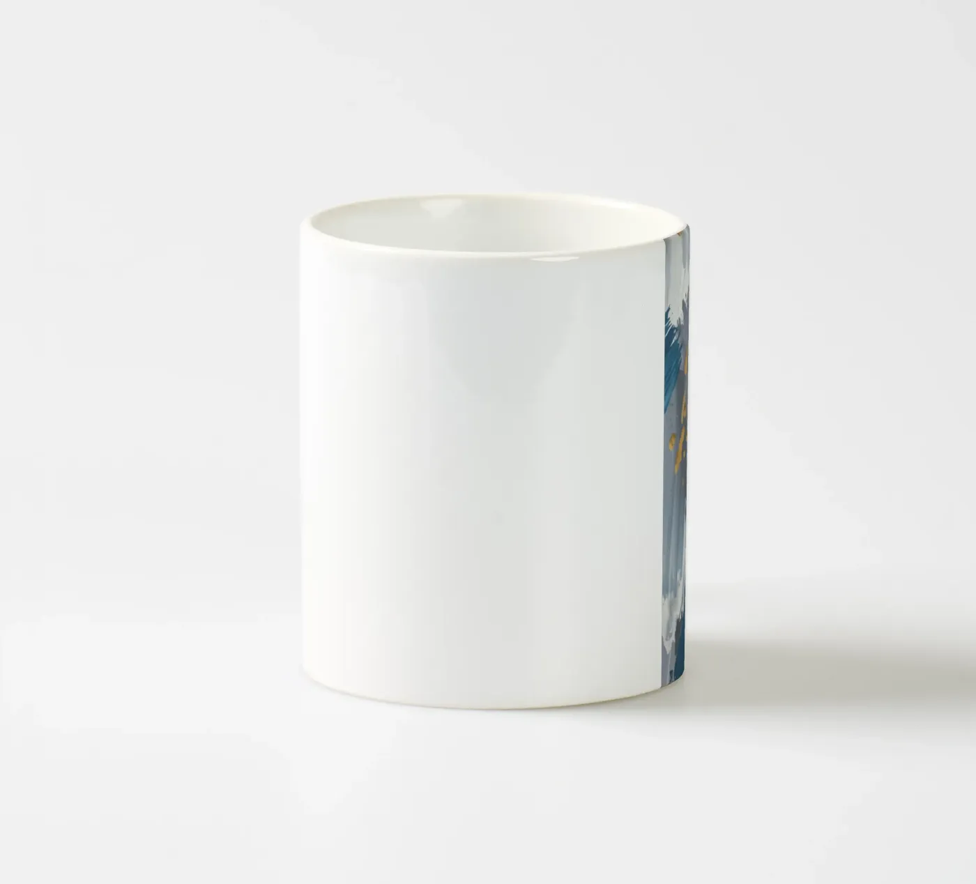 Cobalt Dash Echo ceramic mug by Monarch Arc