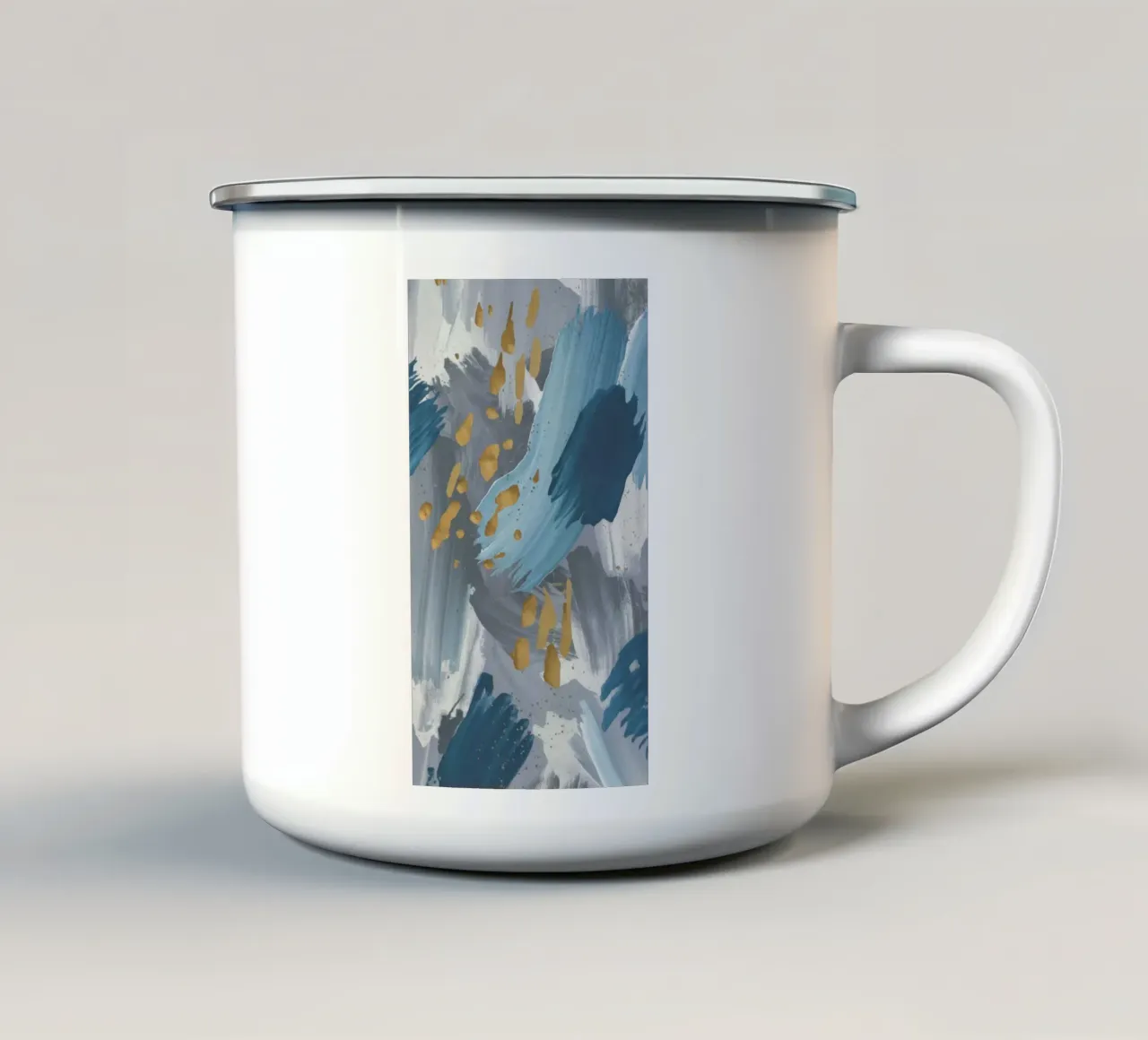 Cobalt Dash Echo mug en émail de Monarch Arc