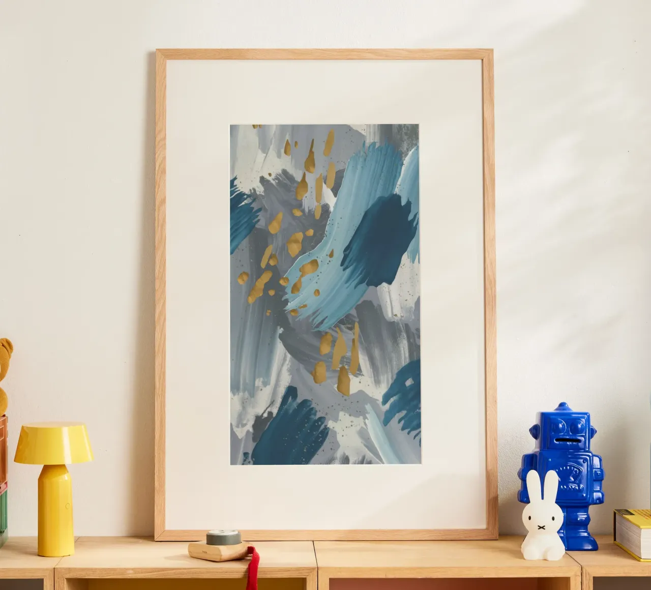 Cobalt Dash Echo poster by Monarch Arc