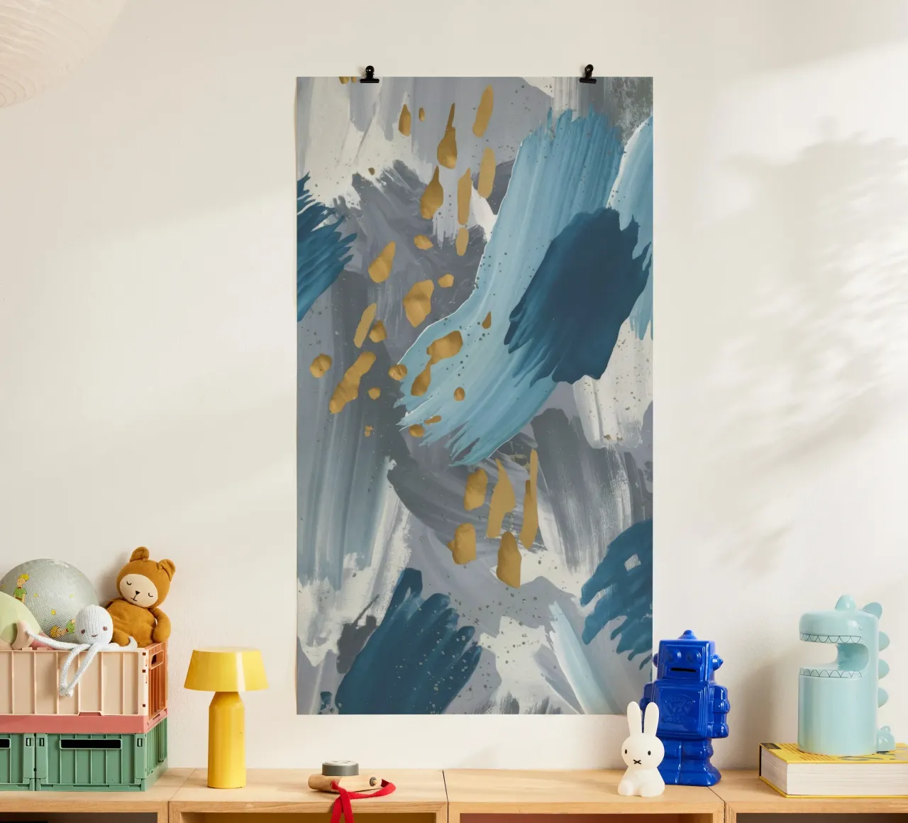 Cobalt Dash Echo poster by Monarch Arc