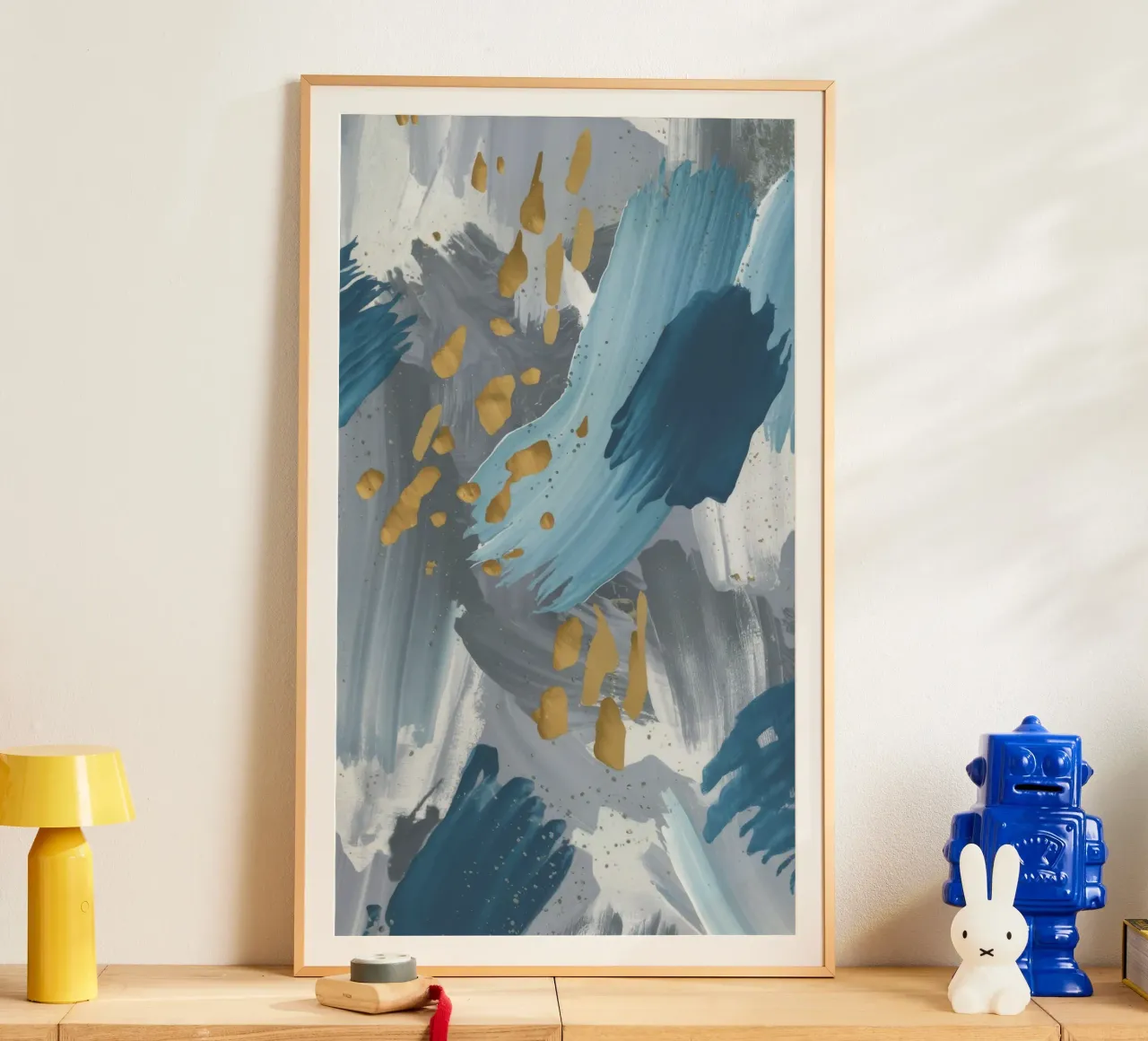 Cobalt Dash Echo poster by Monarch Arc