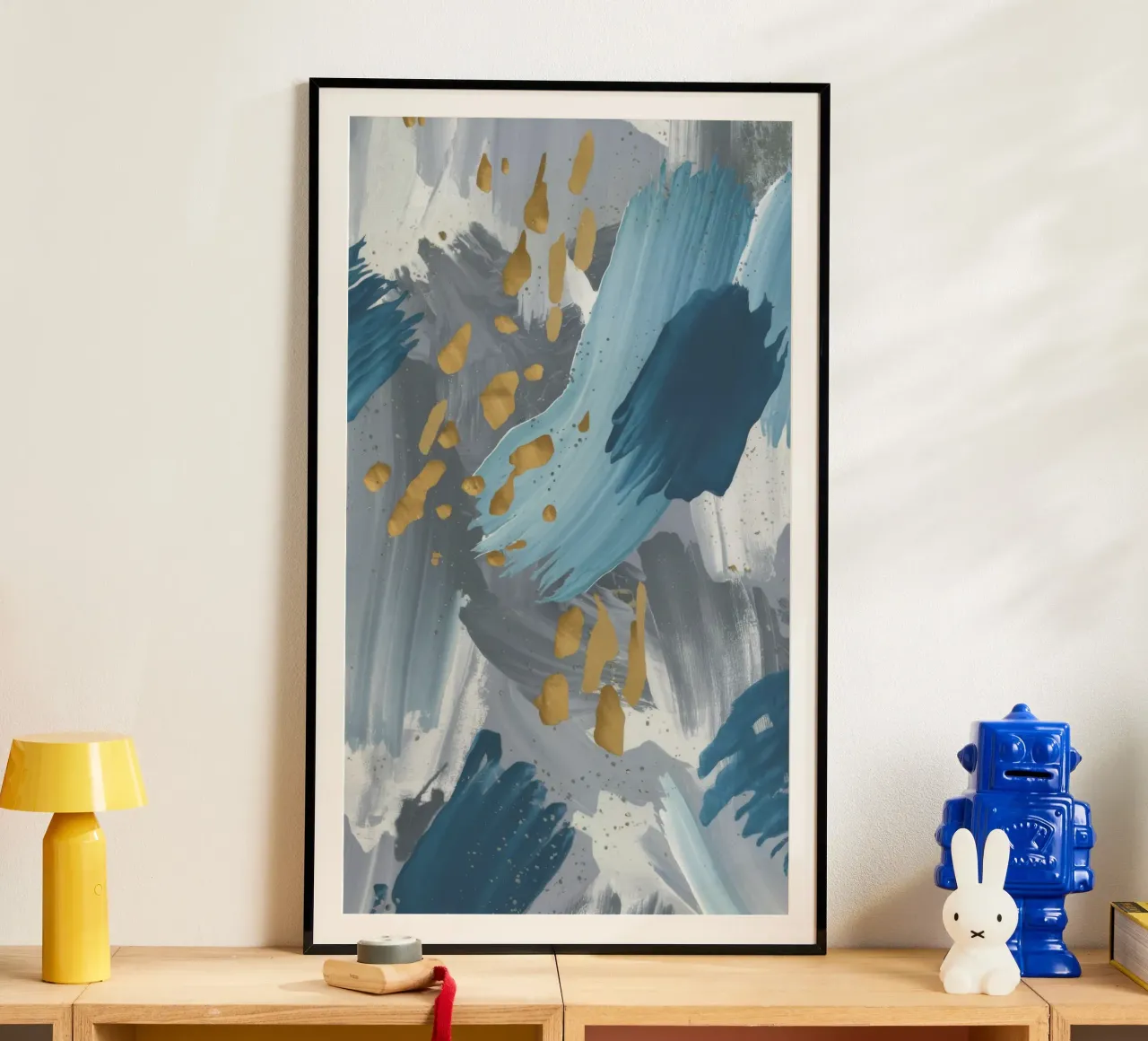 Cobalt Dash Echo poster by Monarch Arc