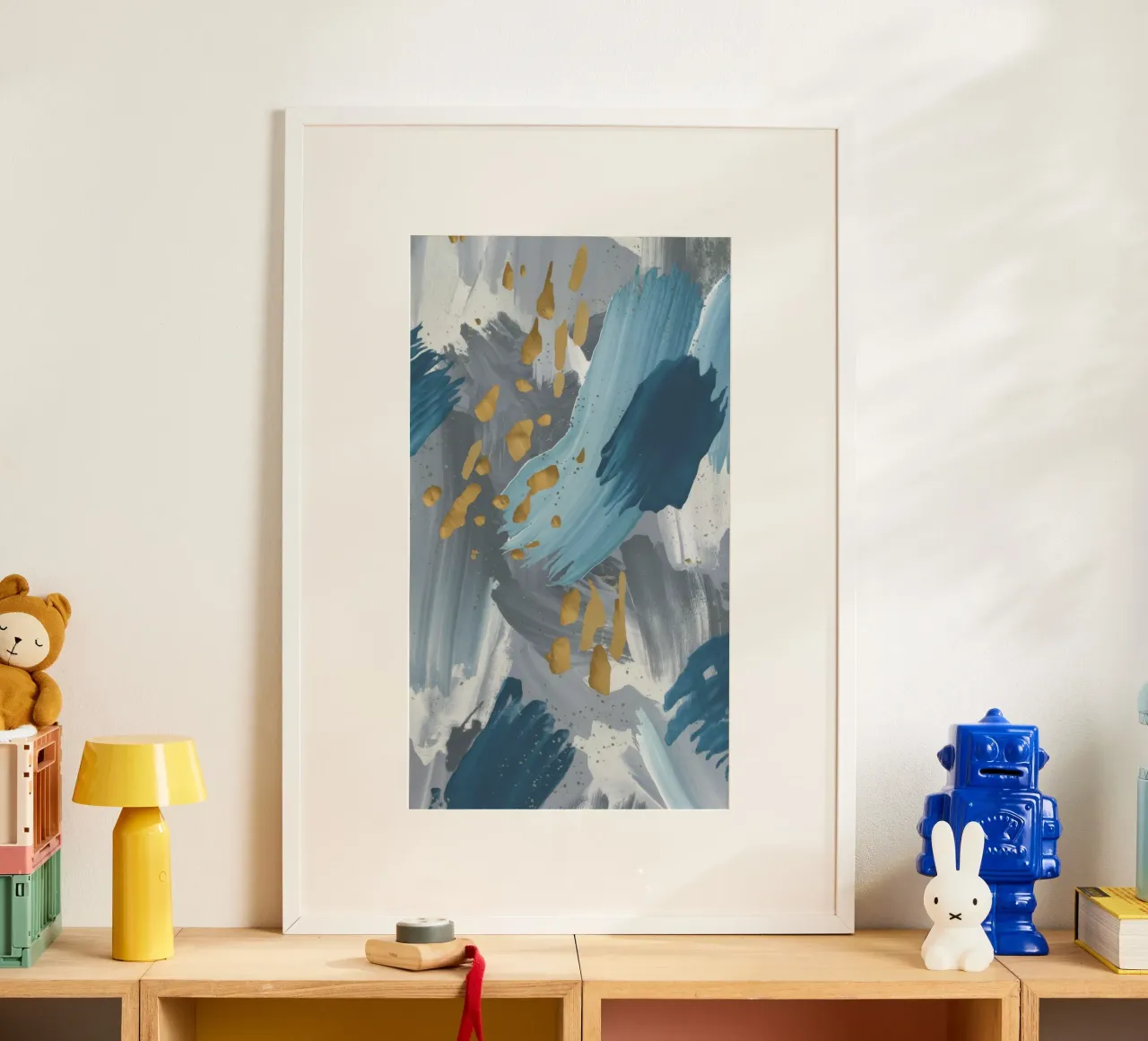 Cobalt Dash Echo poster by Monarch Arc