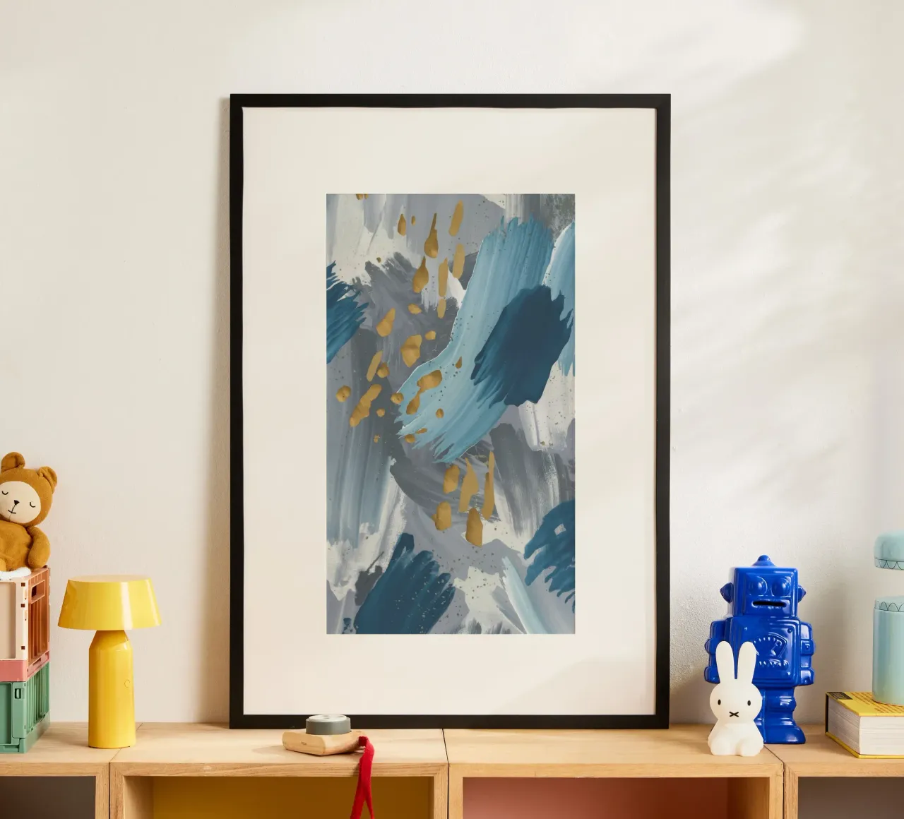 Cobalt Dash Echo poster by Monarch Arc