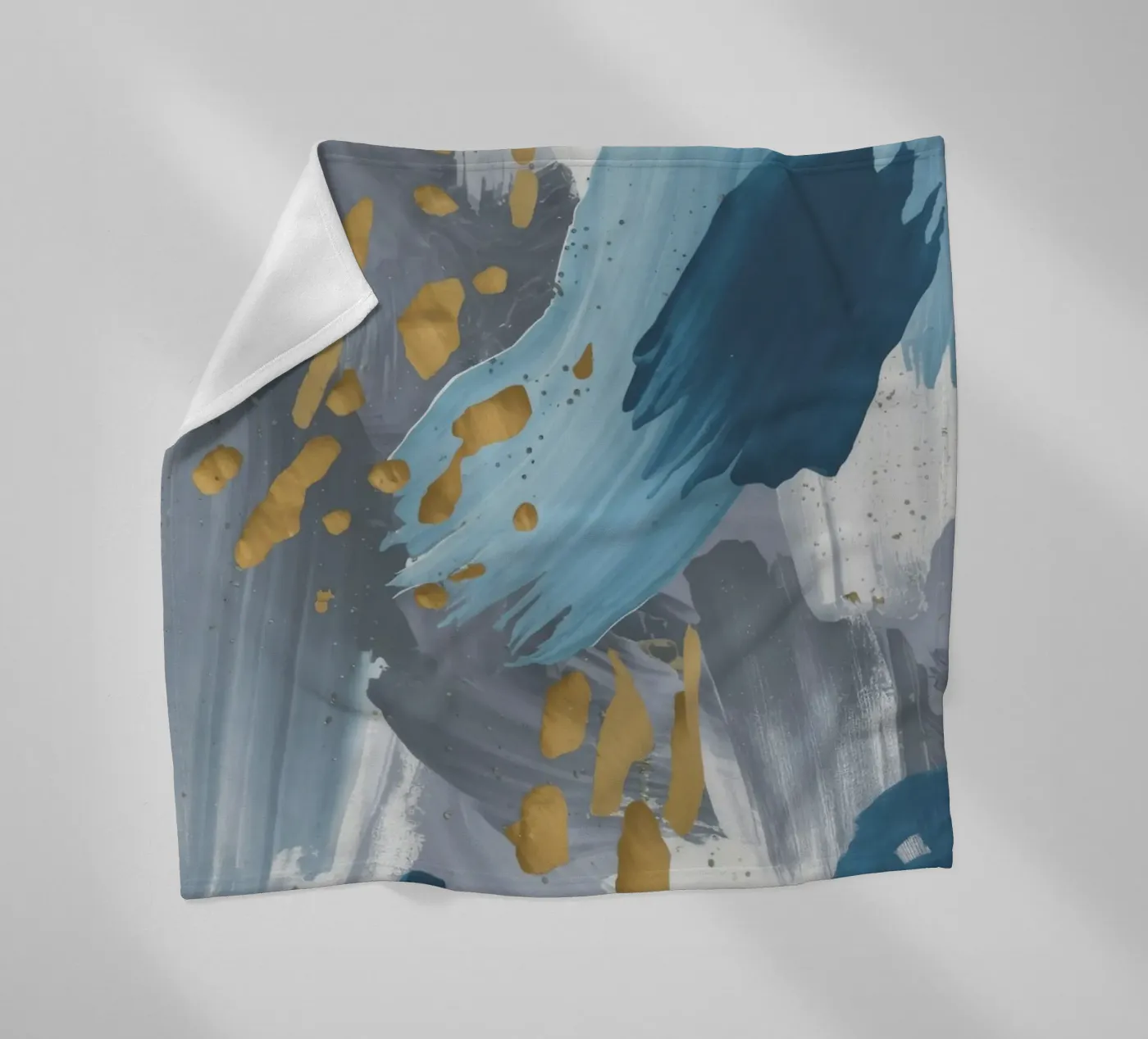Cobalt Dash Echo Fleecedecke von Monarch Arc