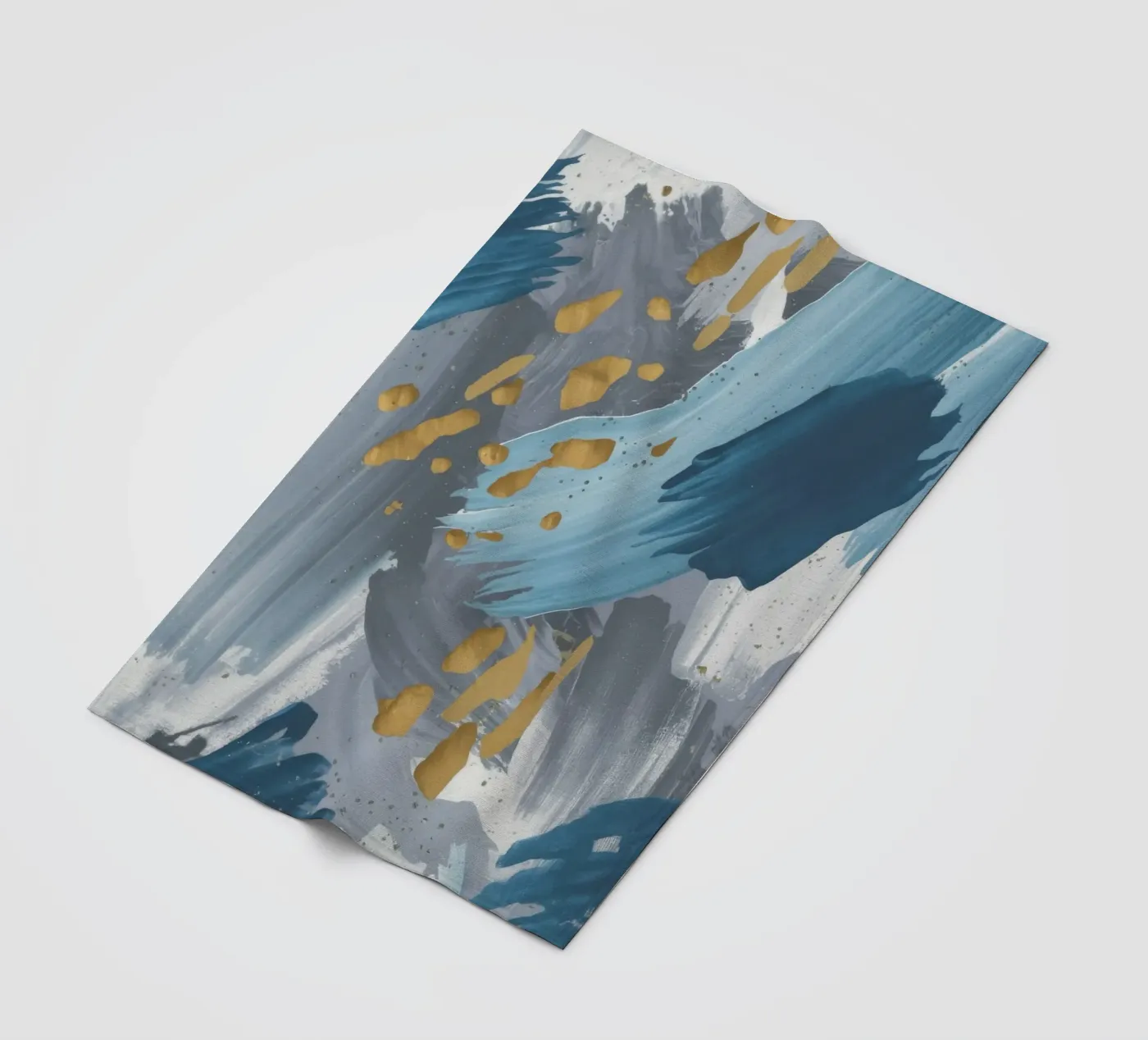Cobalt Dash Echo Fleecedecke von Monarch Arc