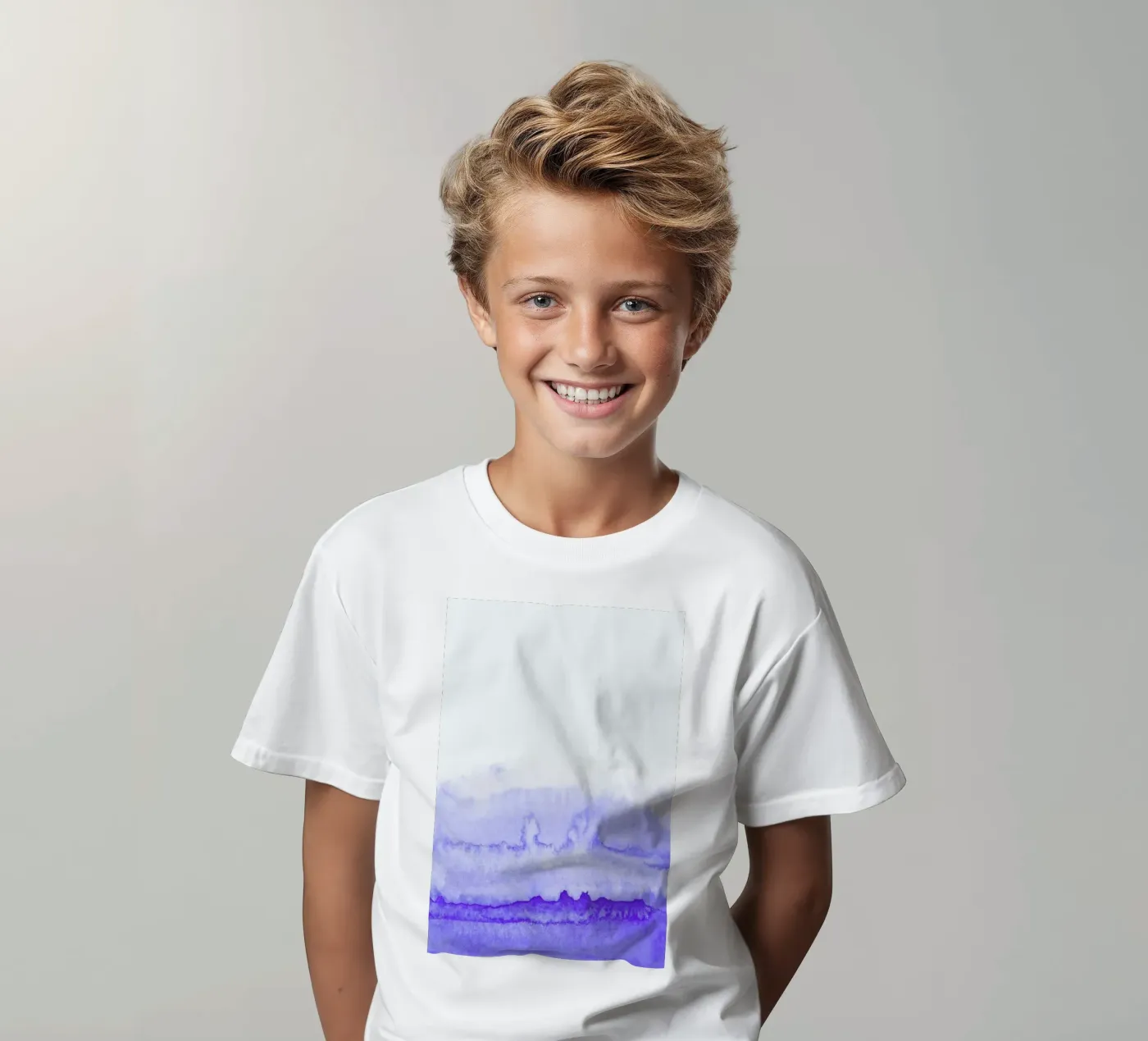 Azul t-shirt bambini da STUDIO LEEMO