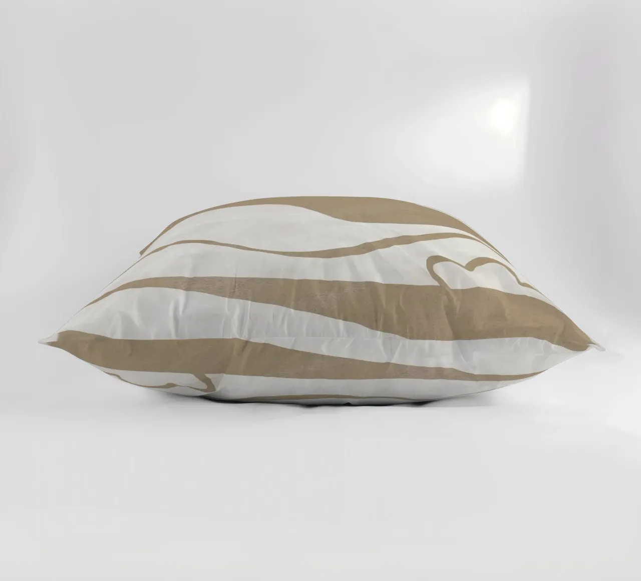 Earthy Landscape cut out decorative cushion by Little Dean