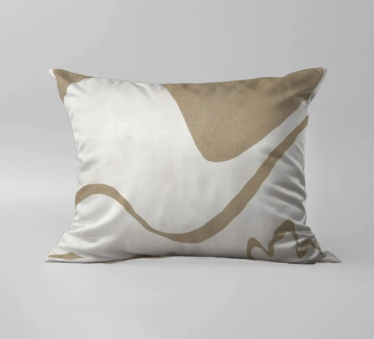 Earthy Landscape cut out decorative cushion by Little Dean