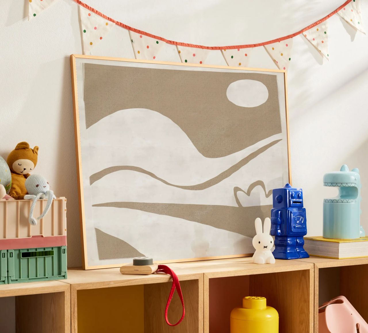 Earthy Landscape ausgeschnitten Poster von Little Dean