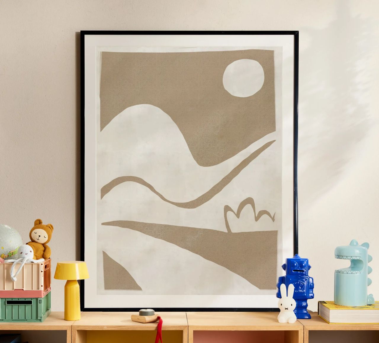 Earthy Landscape ausgeschnitten Poster von Little Dean