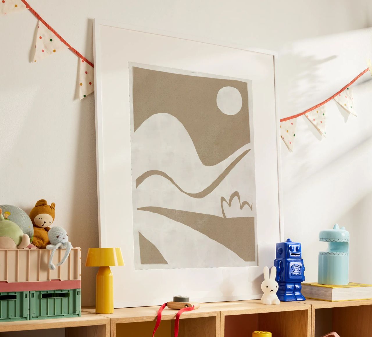 Earthy Landscape ausgeschnitten Poster von Little Dean