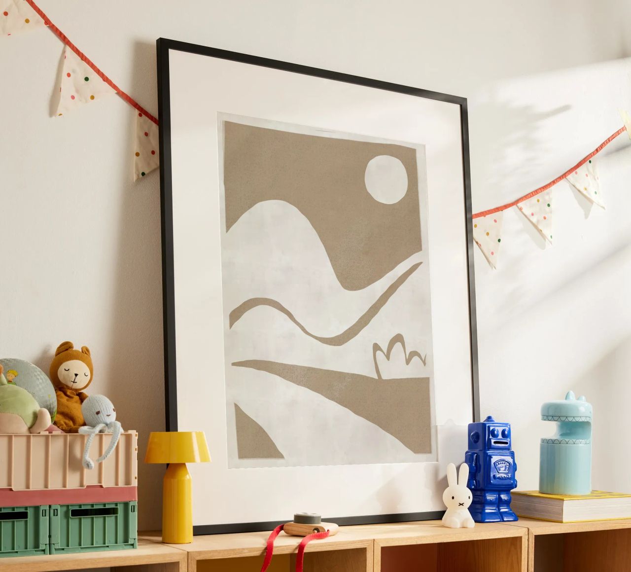 Earthy Landscape ausgeschnitten Poster von Little Dean