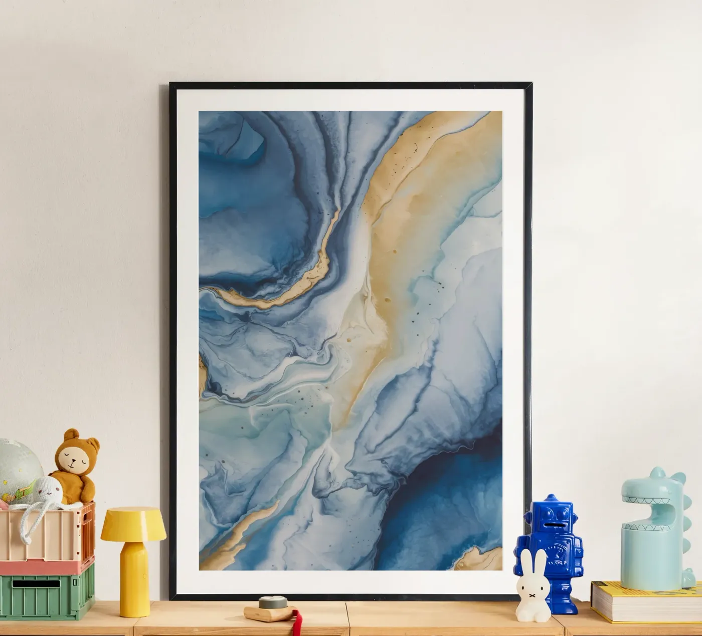 Gulfstream Marble Dance poster by Monarch Arc