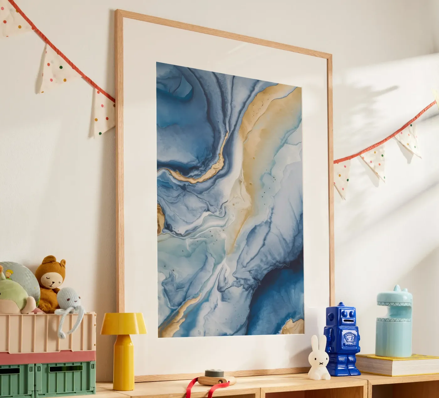 Gulfstream Marble Dance poster by Monarch Arc