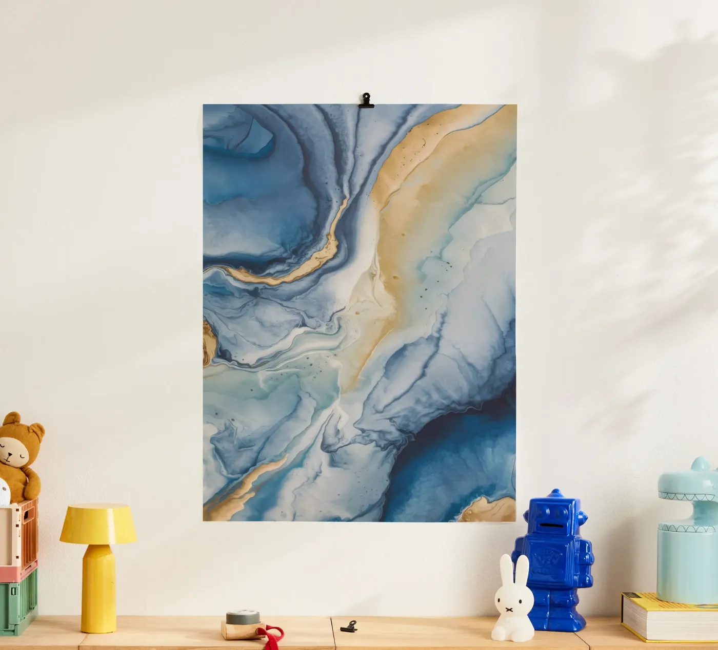 Gulfstream Marble Dance poster by Monarch Arc