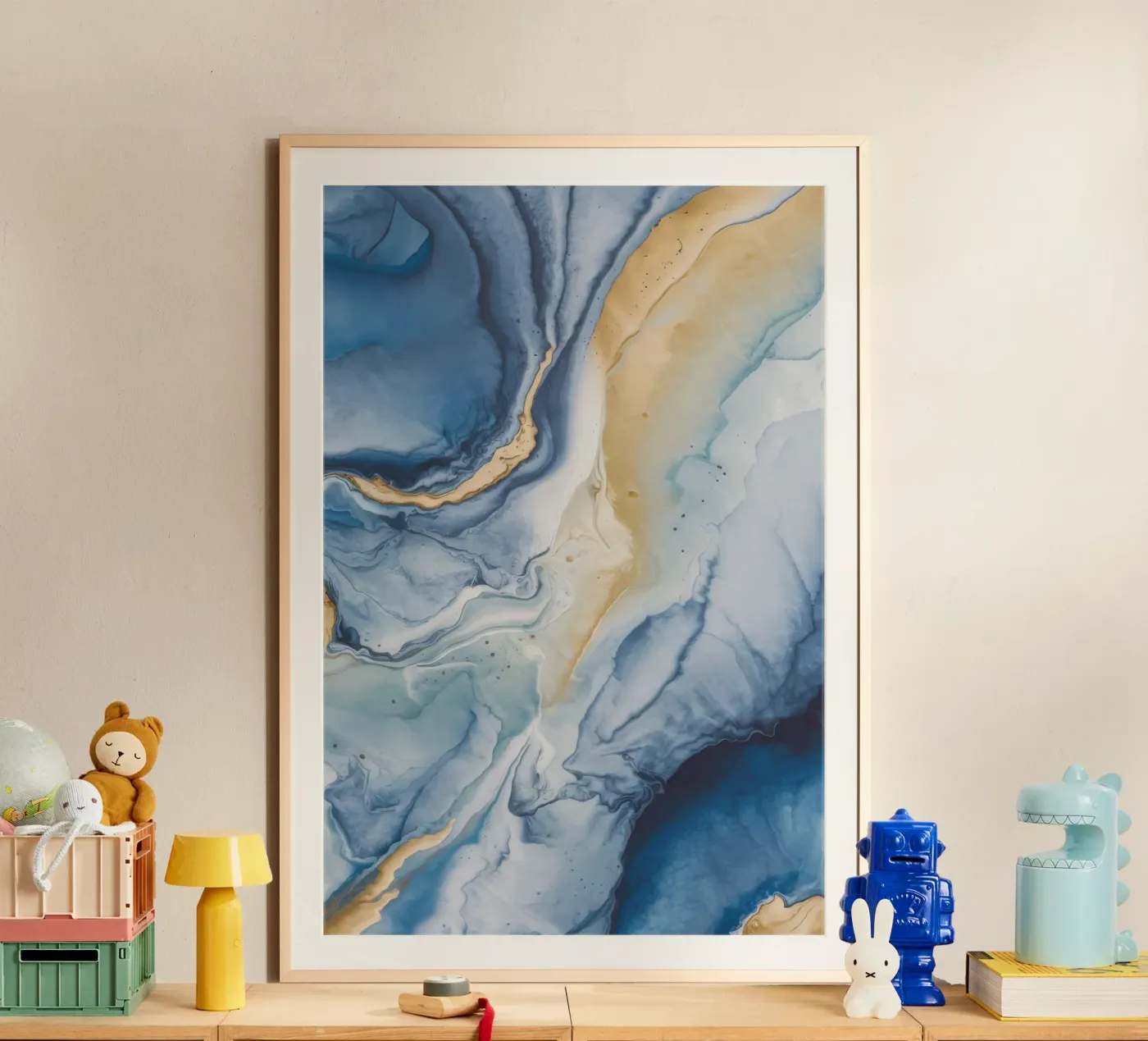 Gulfstream Marble Dance poster by Monarch Arc