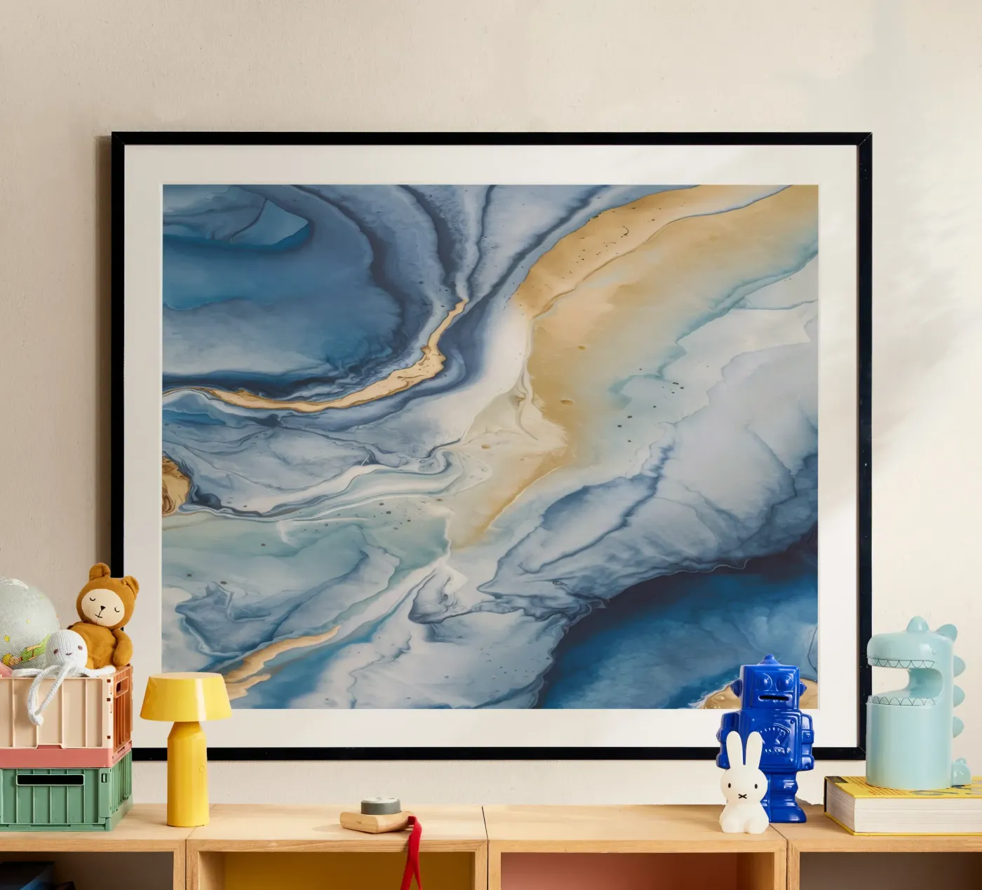 Gulfstream Marble Dance poster by Monarch Arc