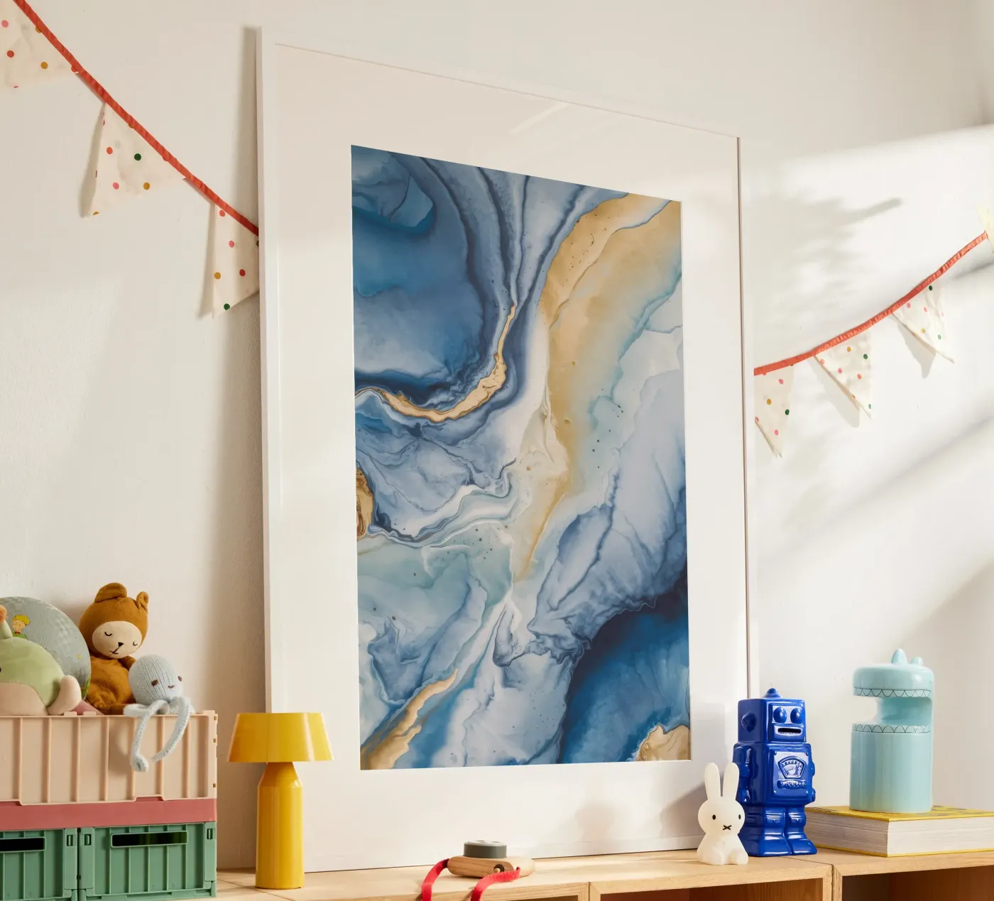 Gulfstream Marble Dance poster by Monarch Arc