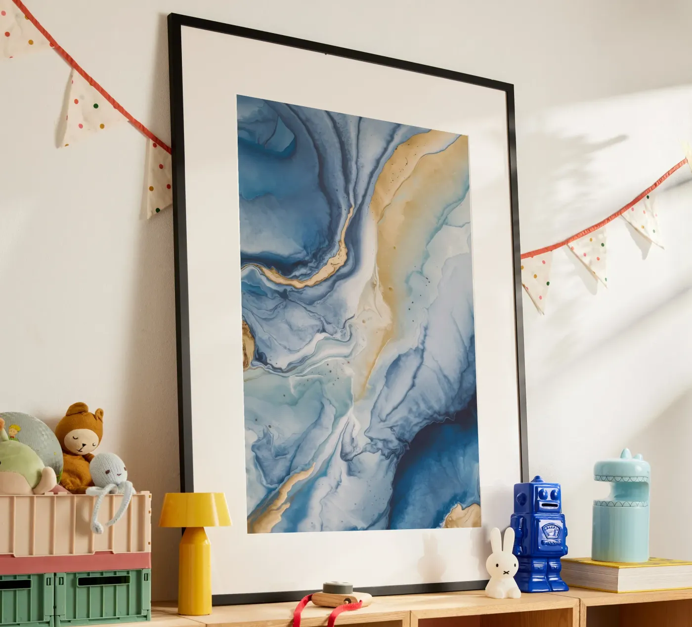 Gulfstream Marble Dance poster by Monarch Arc