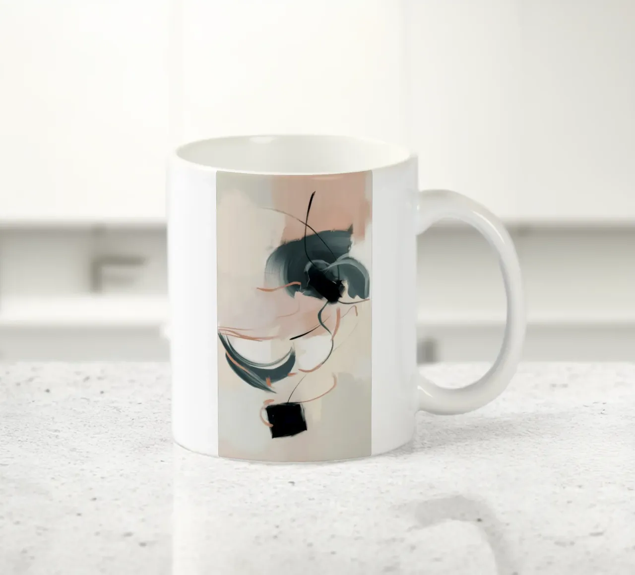 Gesto di fioritura in carbone tazza in ceramica da Monarch Arc