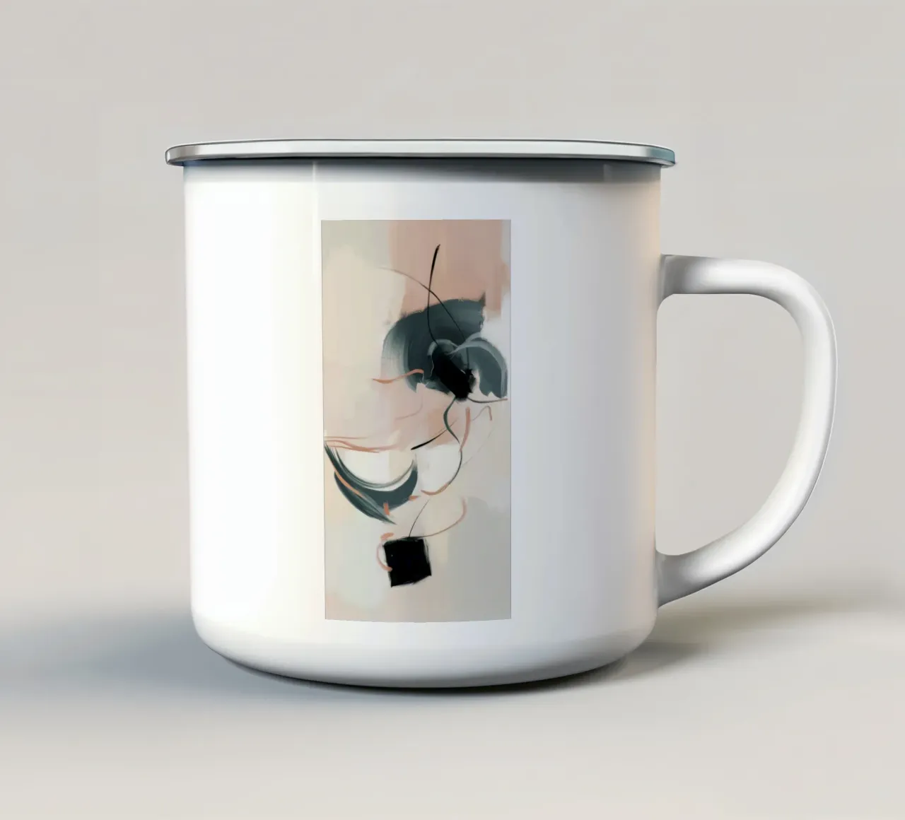 Gesto di fioritura in carbone tazza in smalto da Monarch Arc