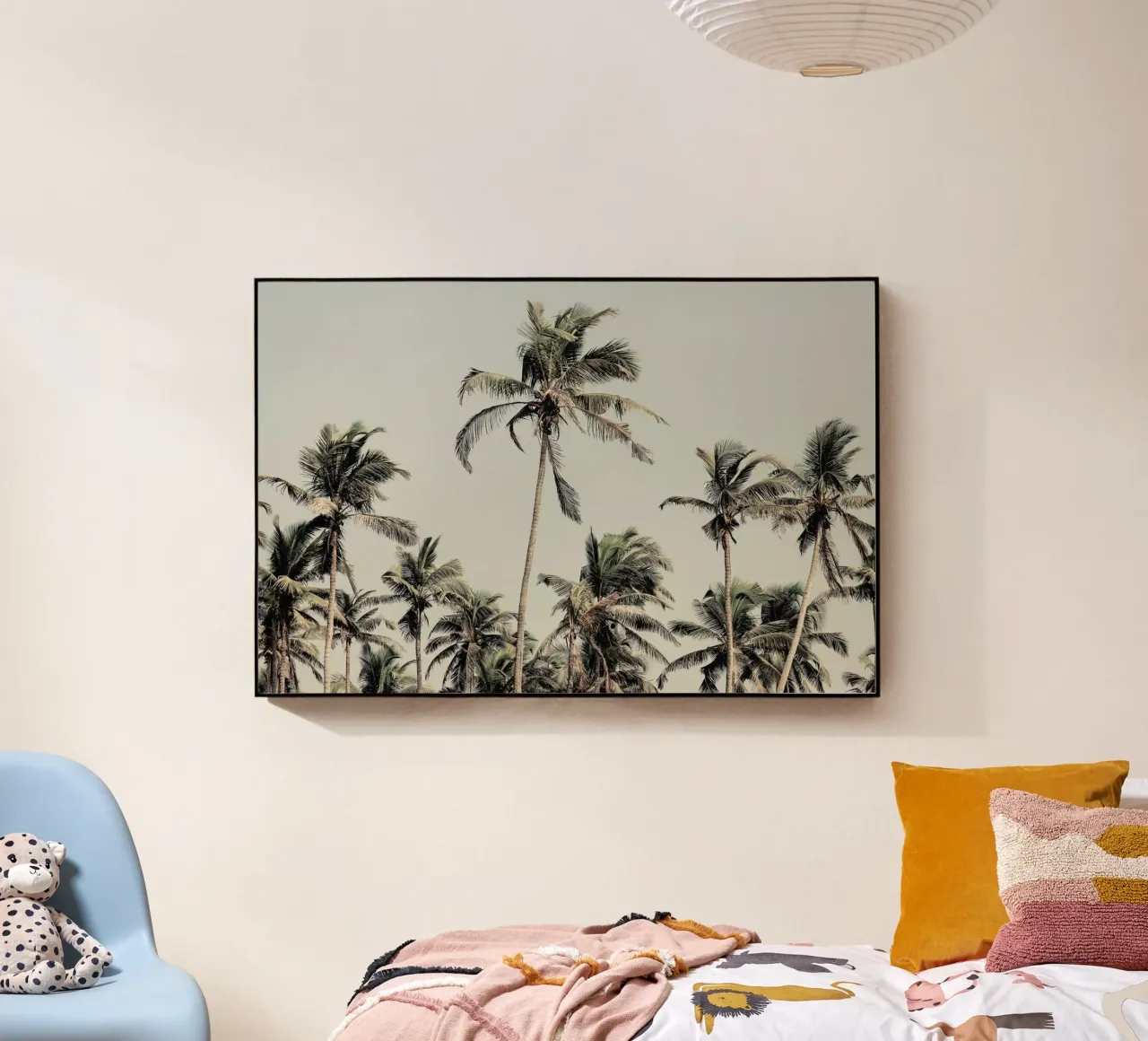 Palm Trees On The Beach plexiglass da Victoria Frost