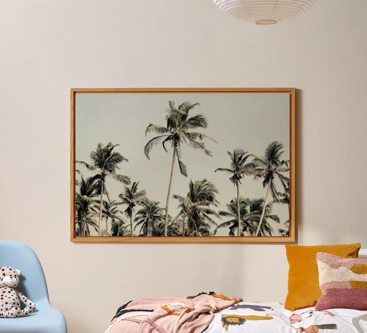 Palm Trees On The Beach alluminio dibond da Victoria Frost