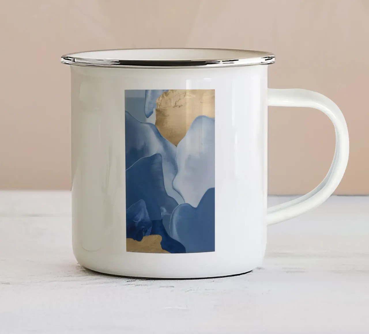 Gelo Cobalto Aumento tazza in smalto da Monarch Arc