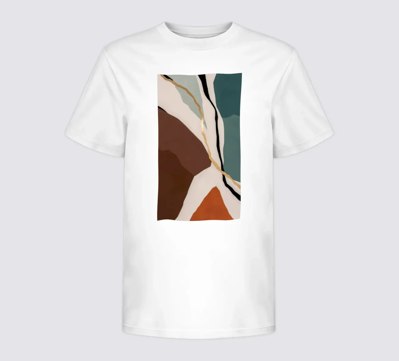 Karmijnrode breuklijn kinder t-shirt van Monarch Arc