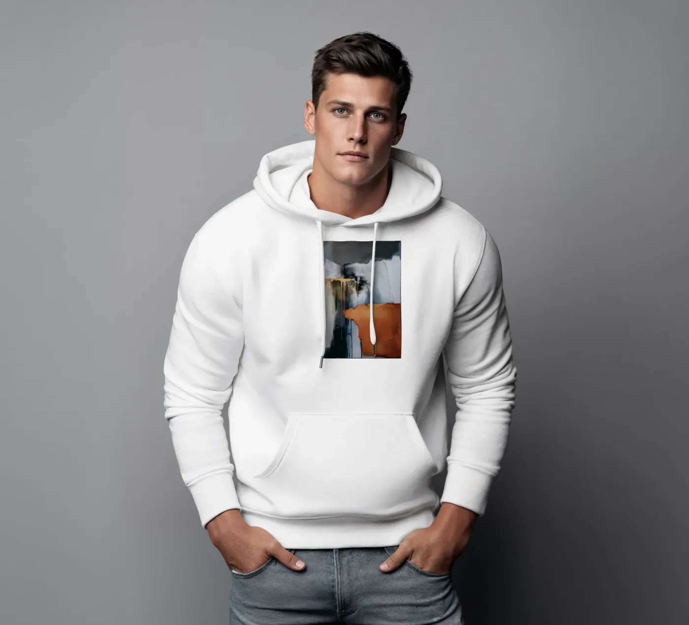 Rustfall Midnight Wall hoodie by Monarch Arc