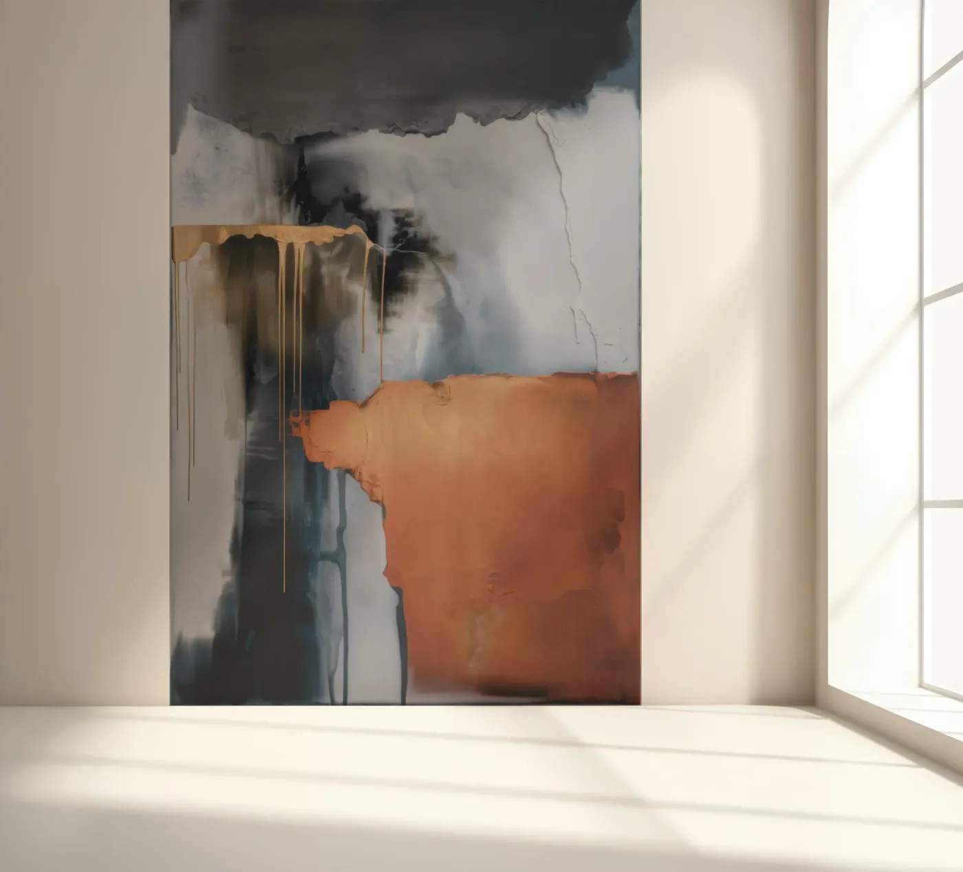 Parete di mezzanotte arrugginita carta da parati fotografica da Monarch Arc