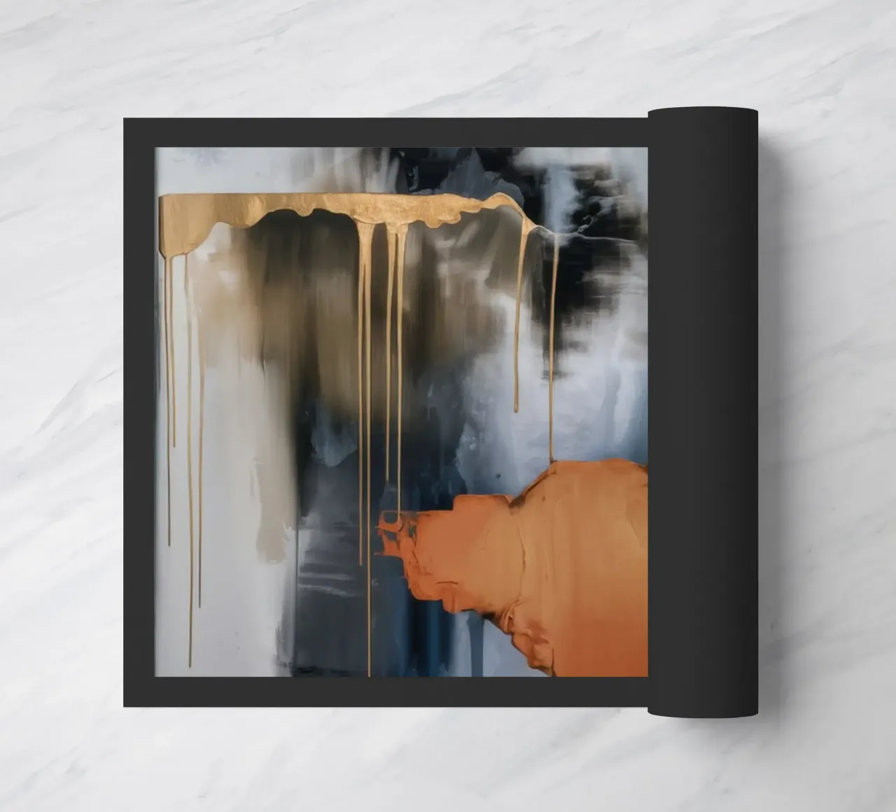 Rustfall Midnight Wall doormat by Monarch Arc