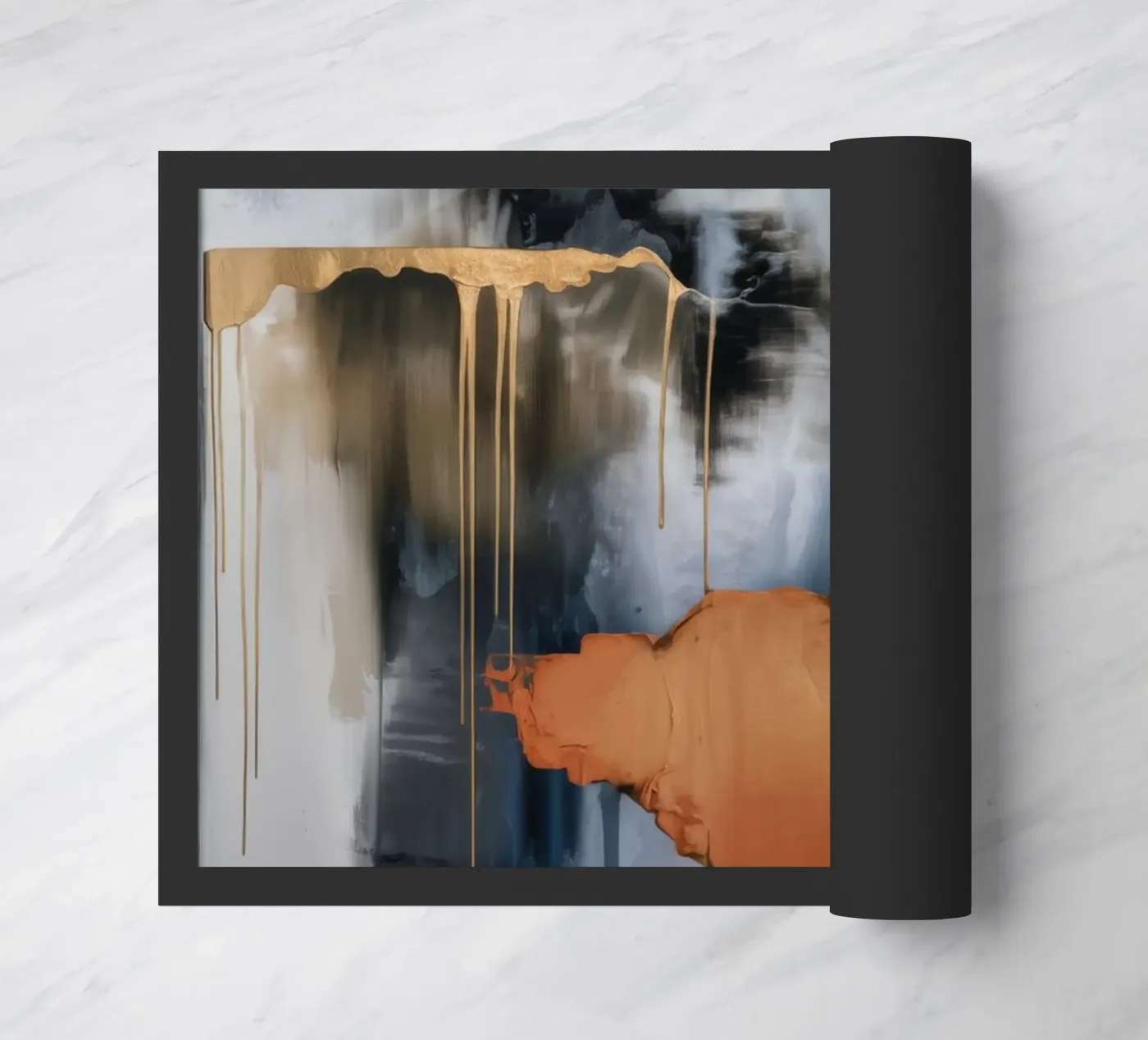 Rustfall Midnight Wall Fußmatte von Monarch Arc