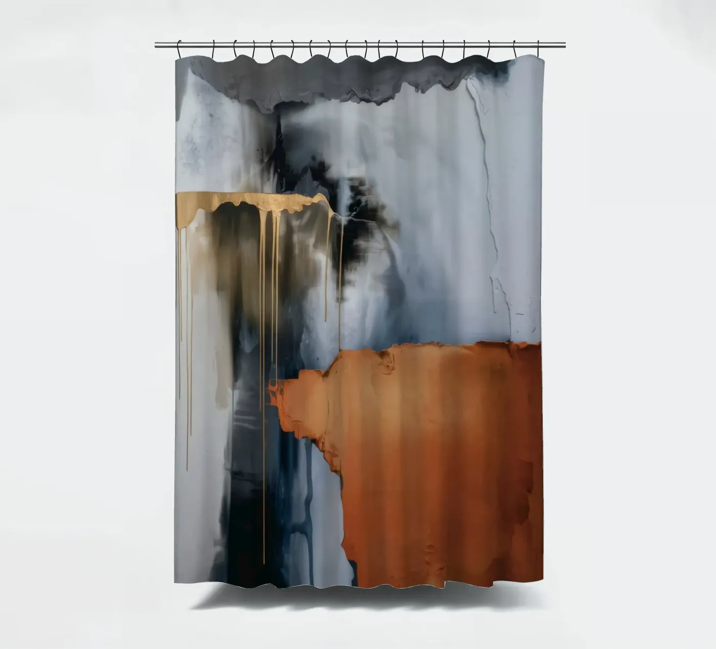 Rustfall Midnight Wall Duschvorhang von Monarch Arc