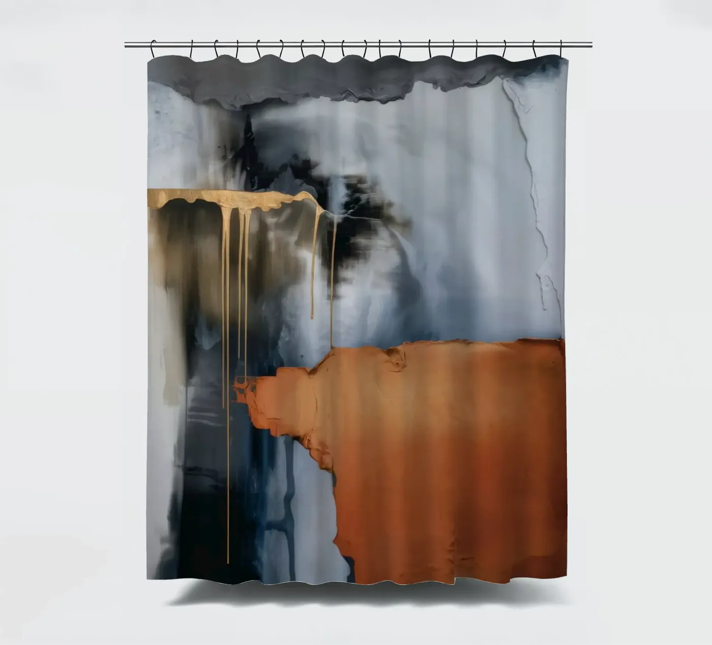 Rustfall Midnight Wall Duschvorhang von Monarch Arc