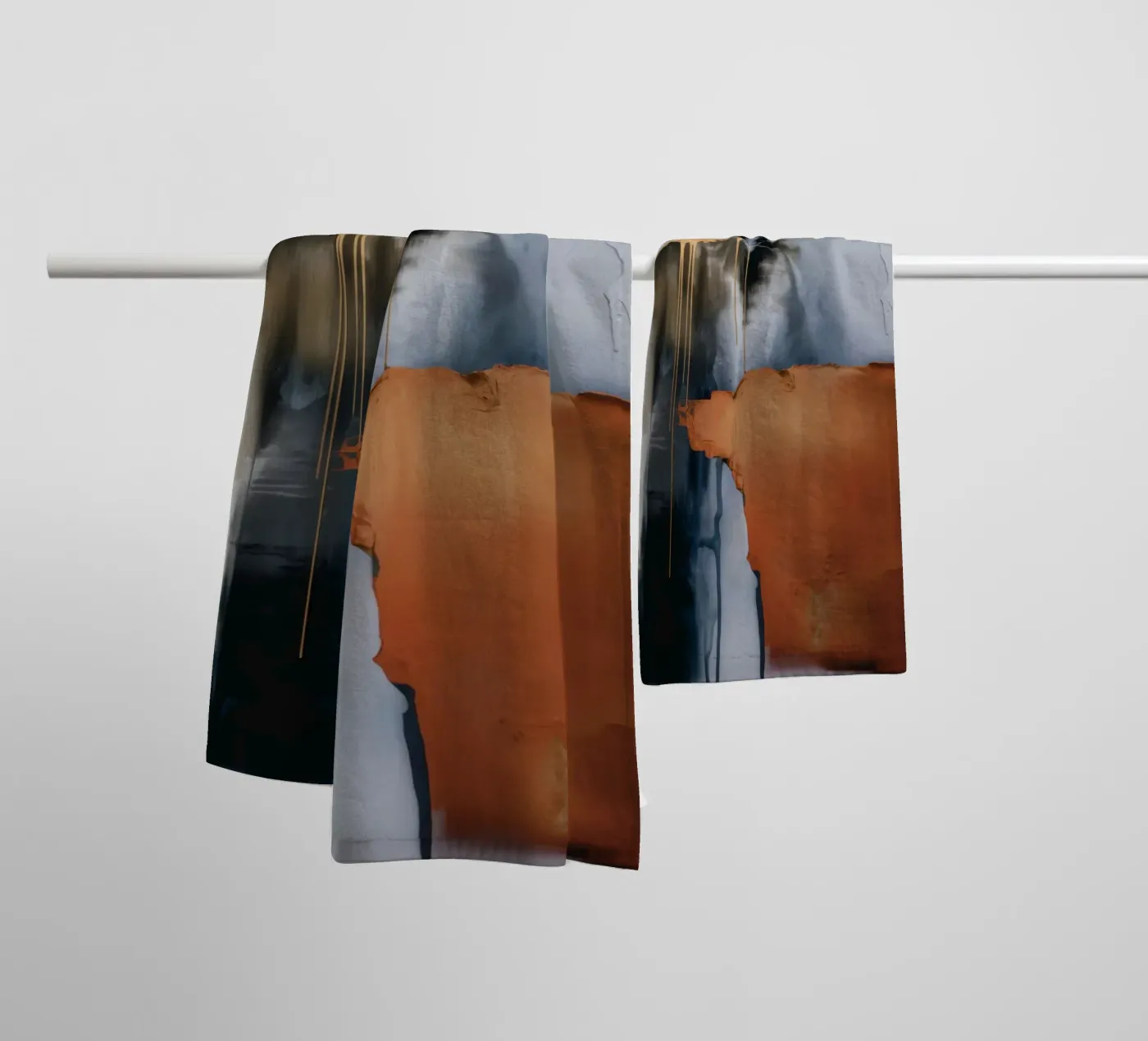 Rustfall Midnight Wall badhanddoek van Monarch Arc
